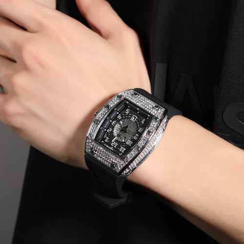 Reloj Exofom de diamante de lujo para hombre